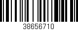 Código de barras (EAN, GTIN, SKU, ISBN): '38656710'