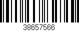 Código de barras (EAN, GTIN, SKU, ISBN): '38657566'