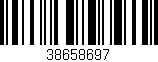 Código de barras (EAN, GTIN, SKU, ISBN): '38658697'