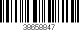 Código de barras (EAN, GTIN, SKU, ISBN): '38658847'