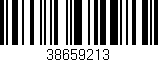 Código de barras (EAN, GTIN, SKU, ISBN): '38659213'