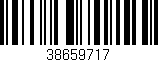 Código de barras (EAN, GTIN, SKU, ISBN): '38659717'