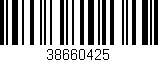 Código de barras (EAN, GTIN, SKU, ISBN): '38660425'