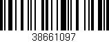 Código de barras (EAN, GTIN, SKU, ISBN): '38661097'
