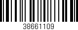 Código de barras (EAN, GTIN, SKU, ISBN): '38661109'