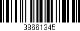 Código de barras (EAN, GTIN, SKU, ISBN): '38661345'