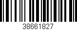 Código de barras (EAN, GTIN, SKU, ISBN): '38661827'