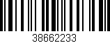 Código de barras (EAN, GTIN, SKU, ISBN): '38662233'