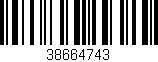 Código de barras (EAN, GTIN, SKU, ISBN): '38664743'