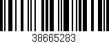 Código de barras (EAN, GTIN, SKU, ISBN): '38665283'