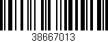Código de barras (EAN, GTIN, SKU, ISBN): '38667013'