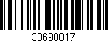 Código de barras (EAN, GTIN, SKU, ISBN): '38698817'