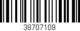 Código de barras (EAN, GTIN, SKU, ISBN): '38707109'