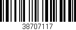 Código de barras (EAN, GTIN, SKU, ISBN): '38707117'