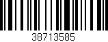 Código de barras (EAN, GTIN, SKU, ISBN): '38713585'