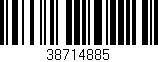 Código de barras (EAN, GTIN, SKU, ISBN): '38714885'