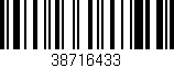 Código de barras (EAN, GTIN, SKU, ISBN): '38716433'