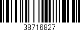 Código de barras (EAN, GTIN, SKU, ISBN): '38716827'