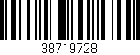 Código de barras (EAN, GTIN, SKU, ISBN): '38719728'