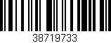 Código de barras (EAN, GTIN, SKU, ISBN): '38719733'