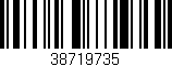 Código de barras (EAN, GTIN, SKU, ISBN): '38719735'