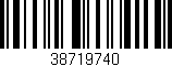 Código de barras (EAN, GTIN, SKU, ISBN): '38719740'