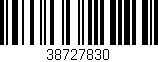 Código de barras (EAN, GTIN, SKU, ISBN): '38727830'