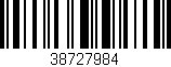 Código de barras (EAN, GTIN, SKU, ISBN): '38727984'
