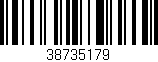 Código de barras (EAN, GTIN, SKU, ISBN): '38735179'