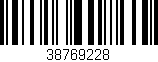 Código de barras (EAN, GTIN, SKU, ISBN): '38769228'
