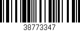 Código de barras (EAN, GTIN, SKU, ISBN): '38773347'