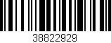 Código de barras (EAN, GTIN, SKU, ISBN): '38822929'