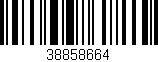 Código de barras (EAN, GTIN, SKU, ISBN): '38858664'