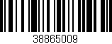 Código de barras (EAN, GTIN, SKU, ISBN): '38865009'
