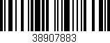 Código de barras (EAN, GTIN, SKU, ISBN): '38907883'