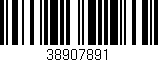 Código de barras (EAN, GTIN, SKU, ISBN): '38907891'