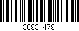 Código de barras (EAN, GTIN, SKU, ISBN): '38931479'