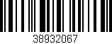 Código de barras (EAN, GTIN, SKU, ISBN): '38932067'