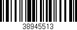 Código de barras (EAN, GTIN, SKU, ISBN): '38945513'