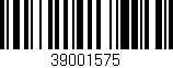 Código de barras (EAN, GTIN, SKU, ISBN): '39001575'