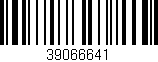 Código de barras (EAN, GTIN, SKU, ISBN): '39066641'