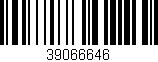 Código de barras (EAN, GTIN, SKU, ISBN): '39066646'