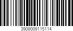 Código de barras (EAN, GTIN, SKU, ISBN): '3908009115114'