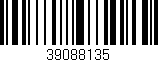 Código de barras (EAN, GTIN, SKU, ISBN): '39088135'