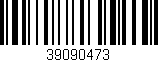 Código de barras (EAN, GTIN, SKU, ISBN): '39090473'