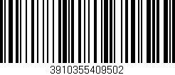 Código de barras (EAN, GTIN, SKU, ISBN): '3910355409502'