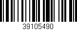 Código de barras (EAN, GTIN, SKU, ISBN): '39105490'