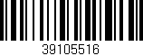 Código de barras (EAN, GTIN, SKU, ISBN): '39105516'