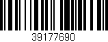 Código de barras (EAN, GTIN, SKU, ISBN): '39177690'