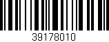 Código de barras (EAN, GTIN, SKU, ISBN): '39178010'